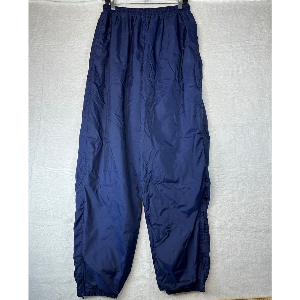 Nike Track Pants Mens XL Navy Blue Elastic Waist Cuffs Lined